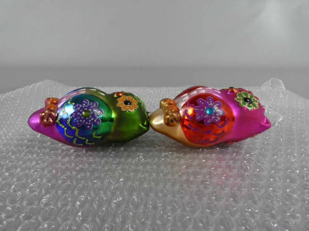 2 kerstballen uilen - foto 4