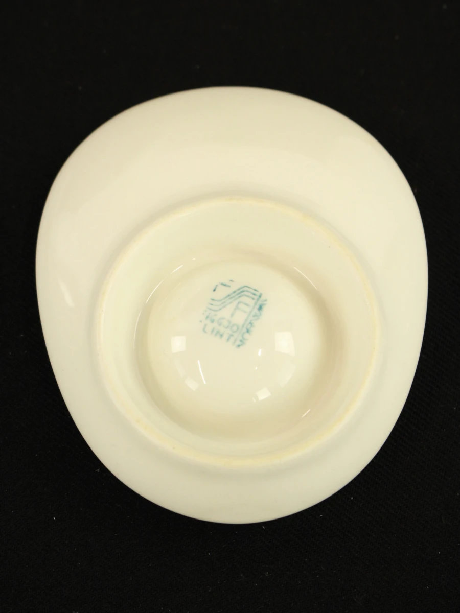 Set van 6 vintage eierdopjes met bloemmotief - foto 4