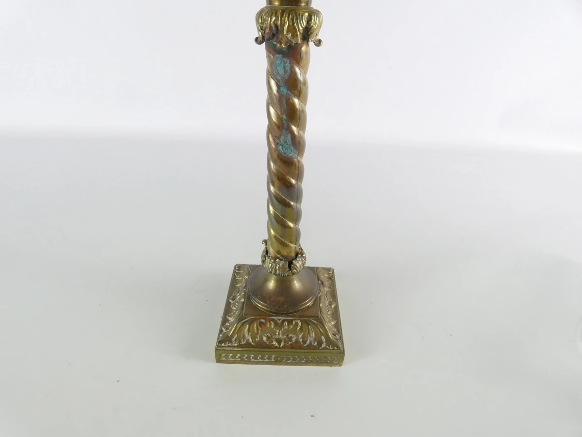 Prachtige oude Messing Zuillamp – "La Lampe Belge" (Lempereur & Bernard), ca. 1900 - foto 6