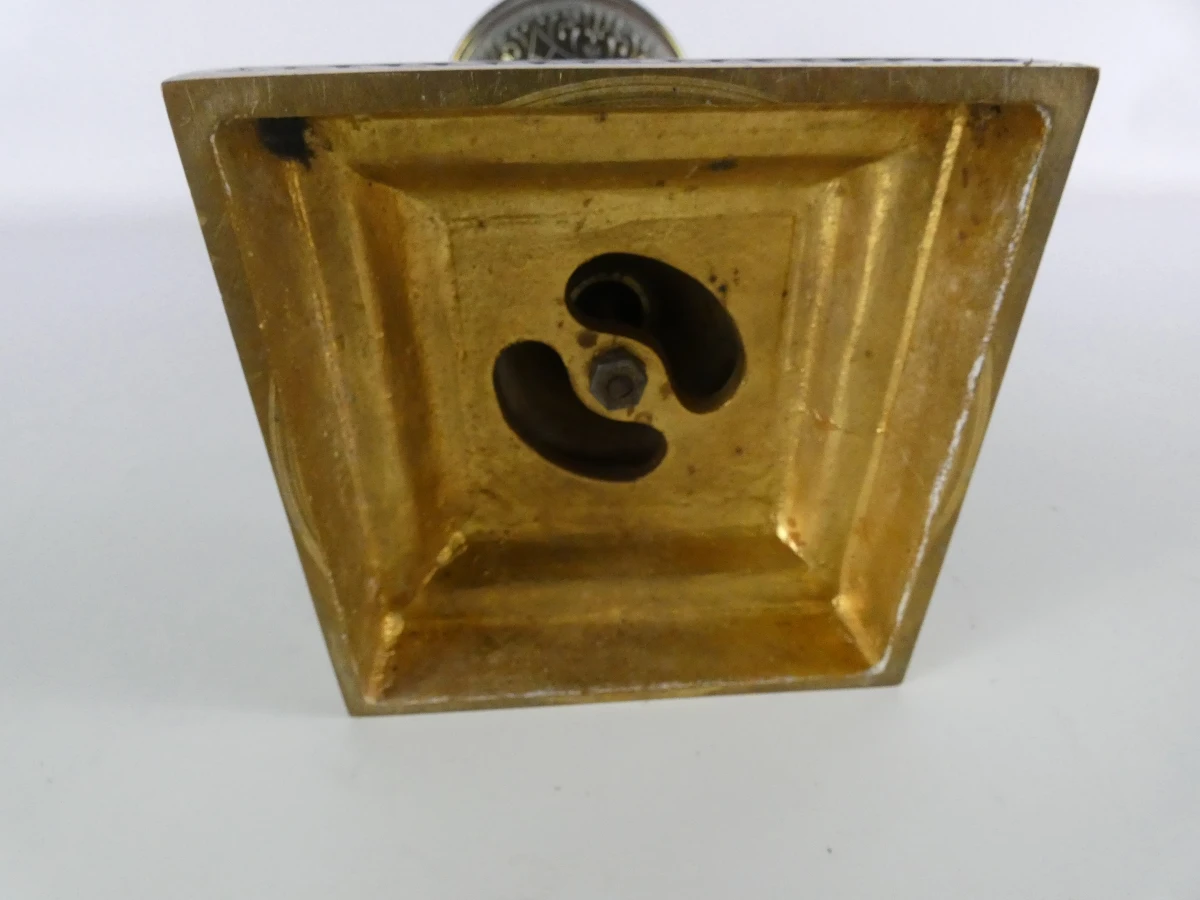 Prachtige oude Messing Zuillamp – "La Lampe Belge" (Lempereur & Bernard), ca. 1900 - foto 8
