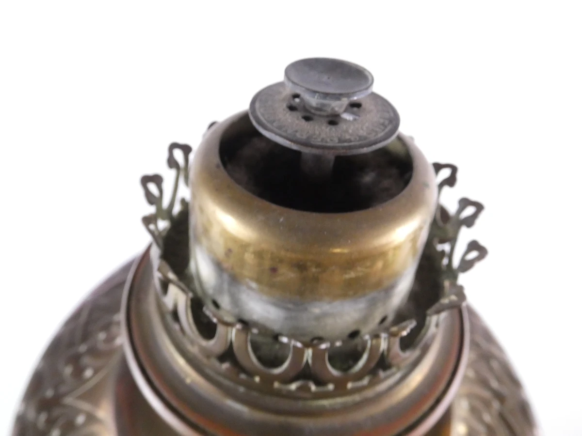 Prachtige oude Messing Zuillamp – "La Lampe Belge" (Lempereur & Bernard), ca. 1900 - foto 12