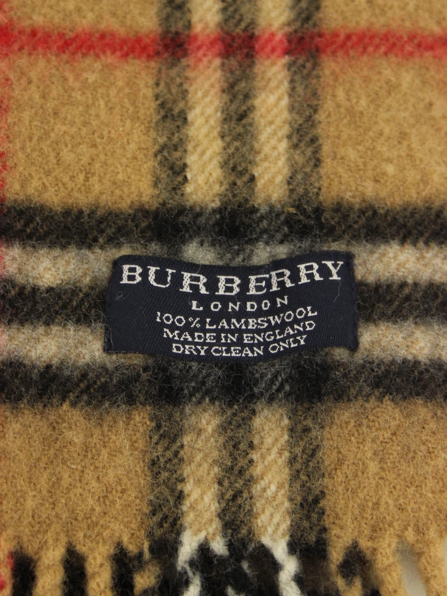 BURBERRY London - Iconische Nova Check sjaal - 100% lamswol - Made in England - foto 4