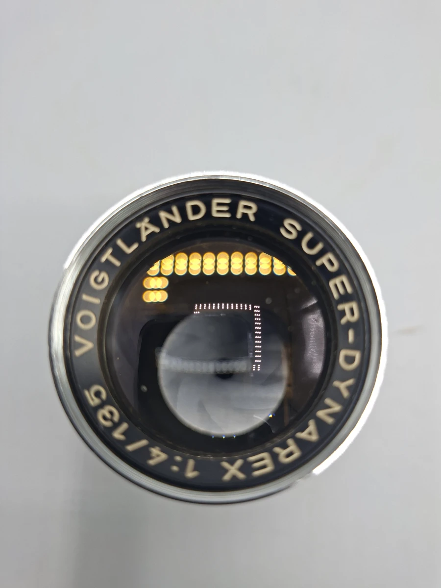 Voigtländer Super-Dynarex 135mm f/4 vintage camera lens - foto 2