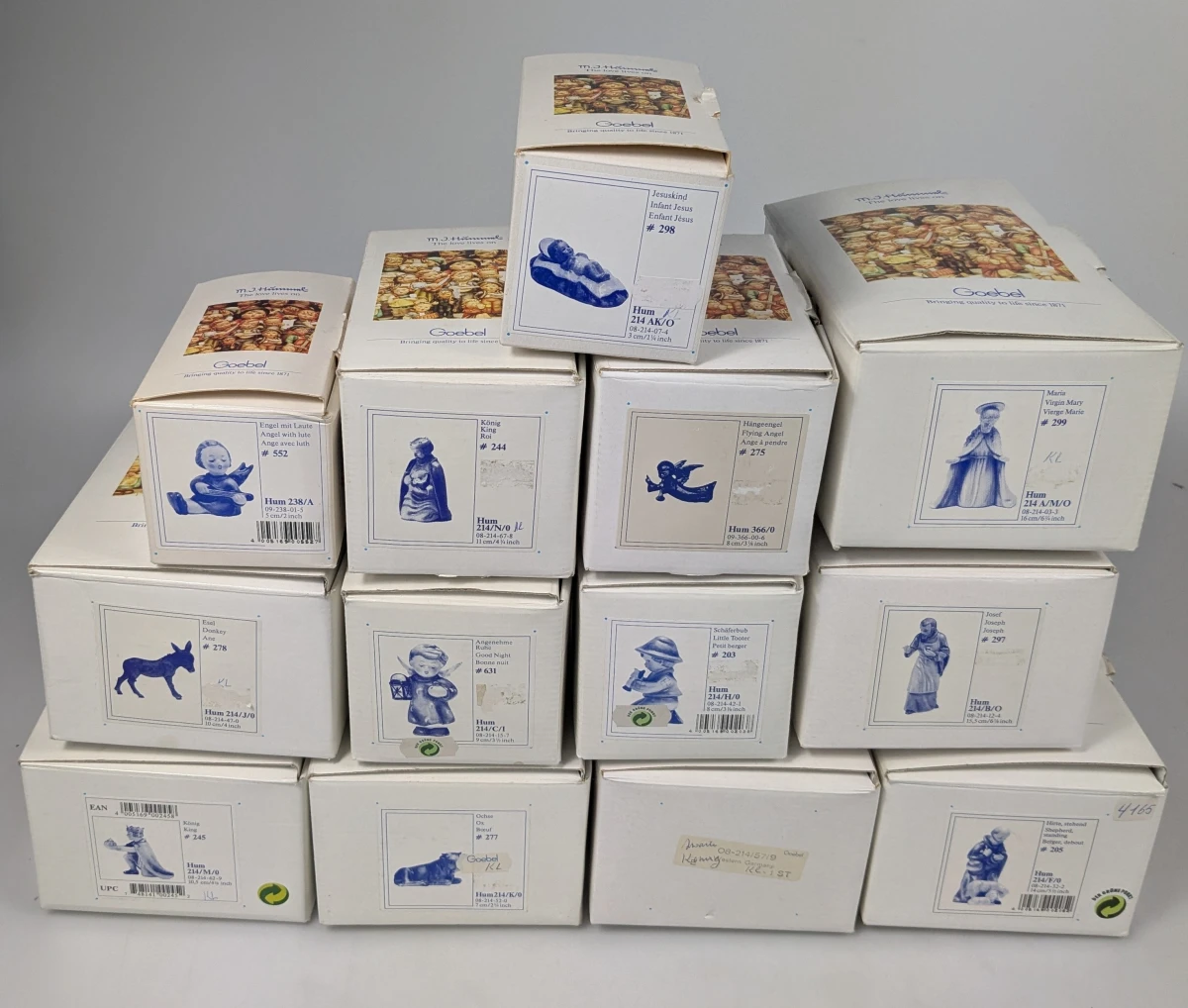 Set van 13 Goebel beeldjes met certificaat en originele dozen. - foto 2