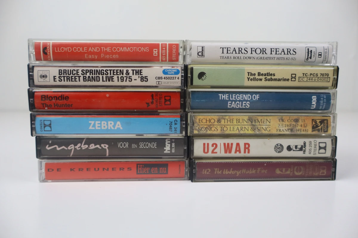 Verzameling van 12 muziekcassettes - foto 2