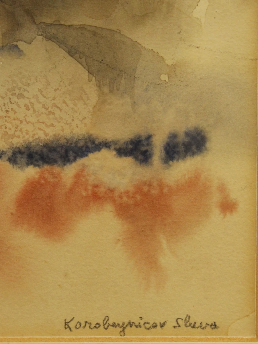 Slava Korobeynikov (°1968) – gesigneerde aquarel, portret - foto 8