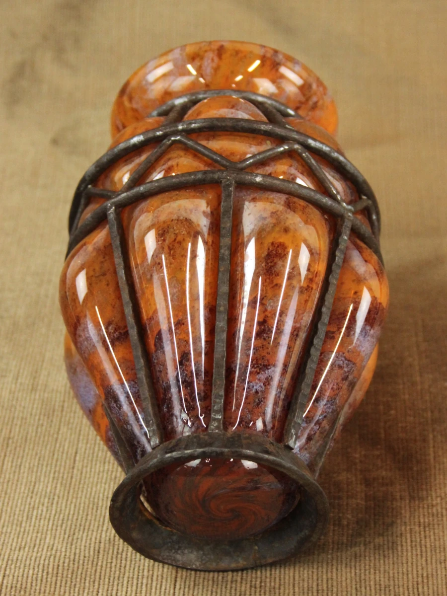 Louis Majorelle voor Daum Nancy - art deco vaas - foto 7
