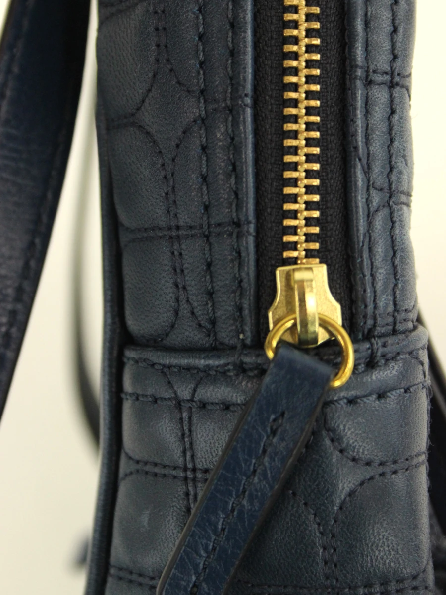 FOSSIL - Luxe mini rugzak van lams- en koeienleder – Petrolblauw - foto 5