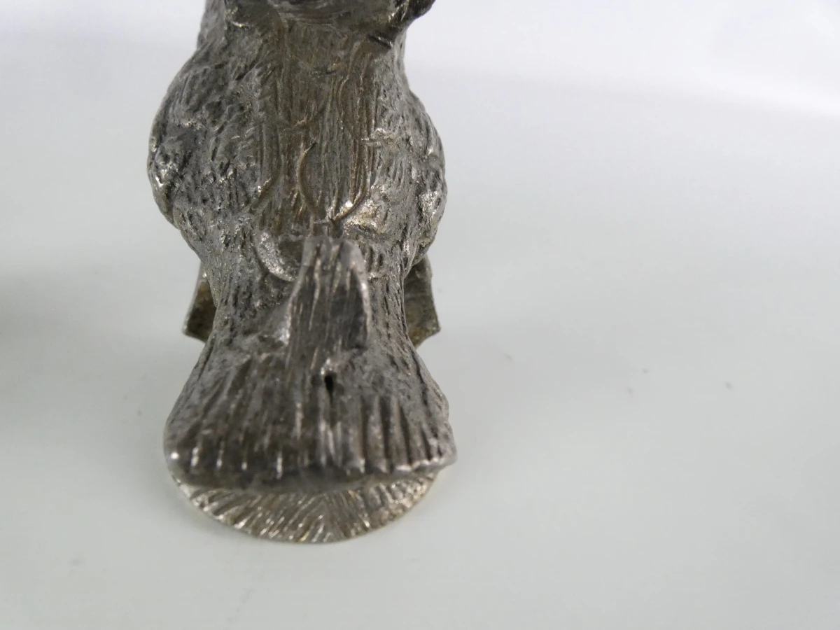 Set van 6 metalen vogelbeeldjes – 2 eenden en 2 fazantenkoppels - foto 7