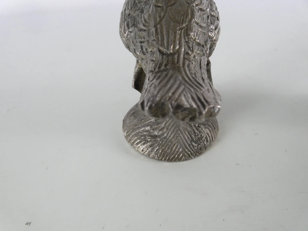 Set van 6 metalen vogelbeeldjes – 2 eenden en 2 fazantenkoppels - foto 8