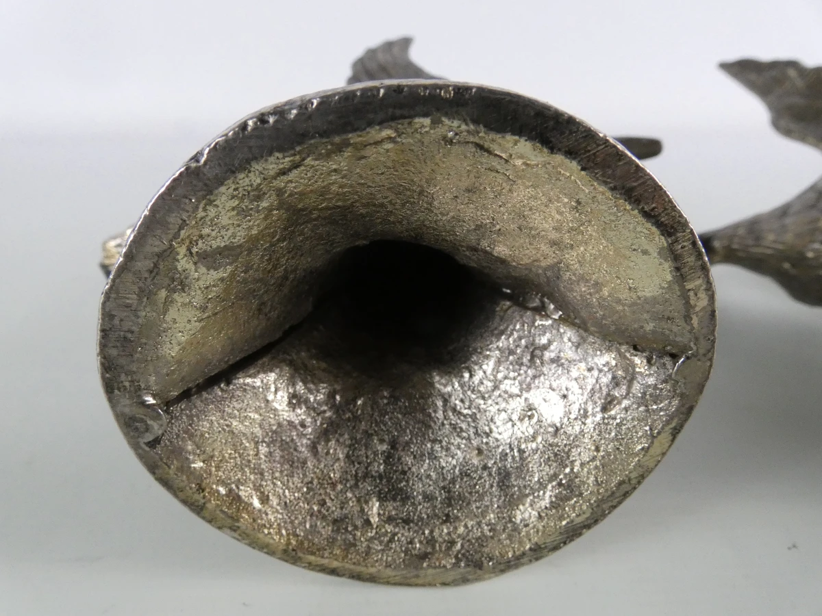 Set van 6 metalen vogelbeeldjes – 2 eenden en 2 fazantenkoppels - foto 14