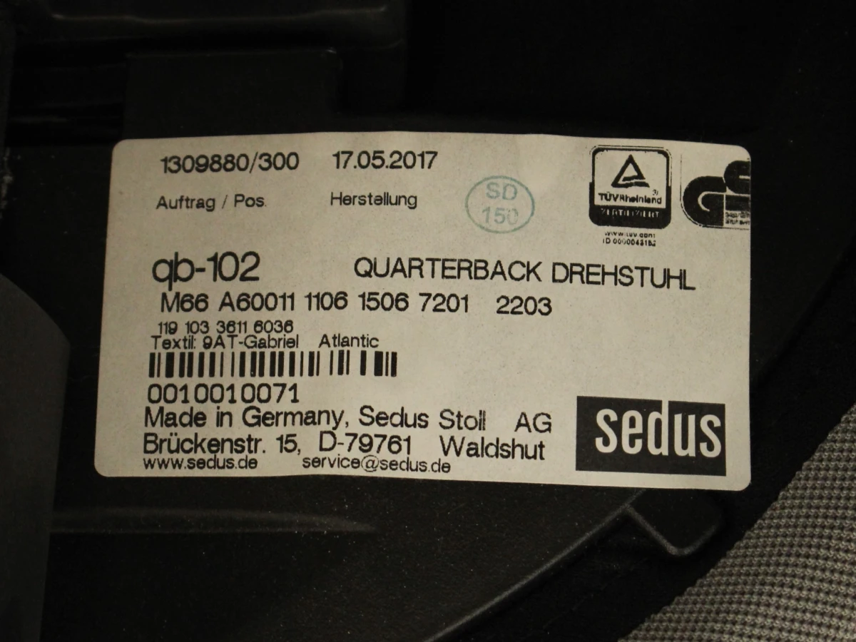2 x Sedus Quarterback qb-102 ergonomische bureaustoelen - foto 11