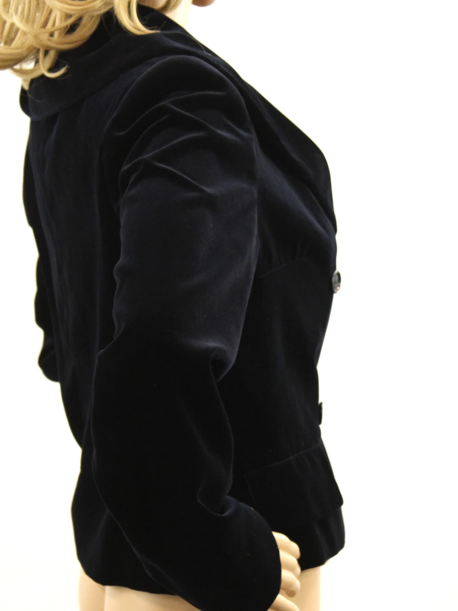 Scapa zwarte/donkerblauwe damesblazer - maat 40 - foto 4