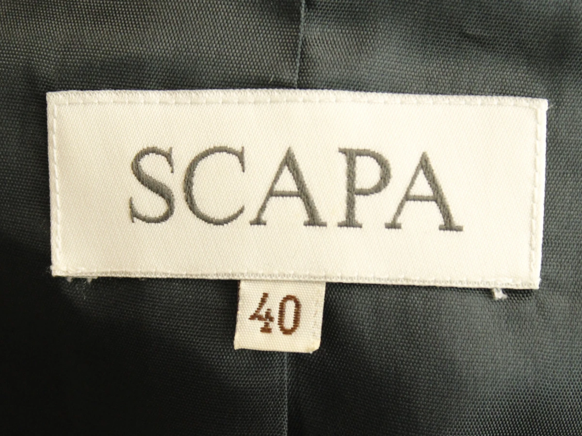 Scapa zwarte/donkerblauwe damesblazer - maat 40 - foto 8