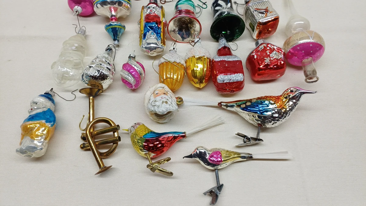 Set vintage kerstversiering - foto 5