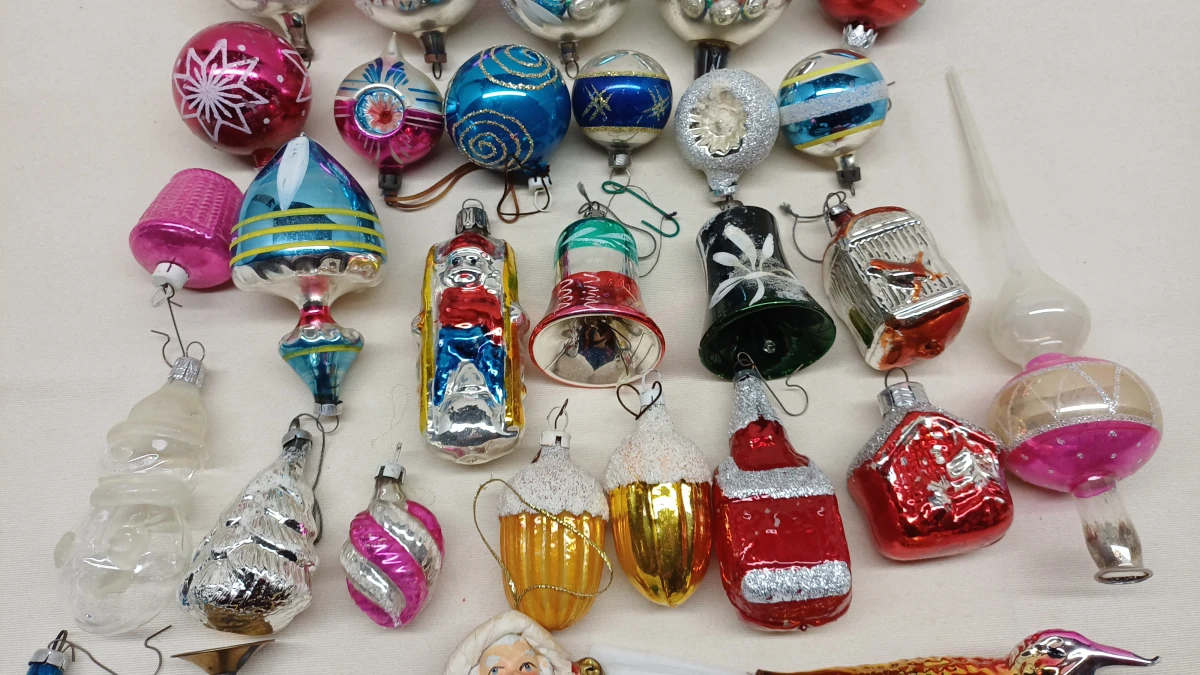 Set vintage kerstversiering - foto 4