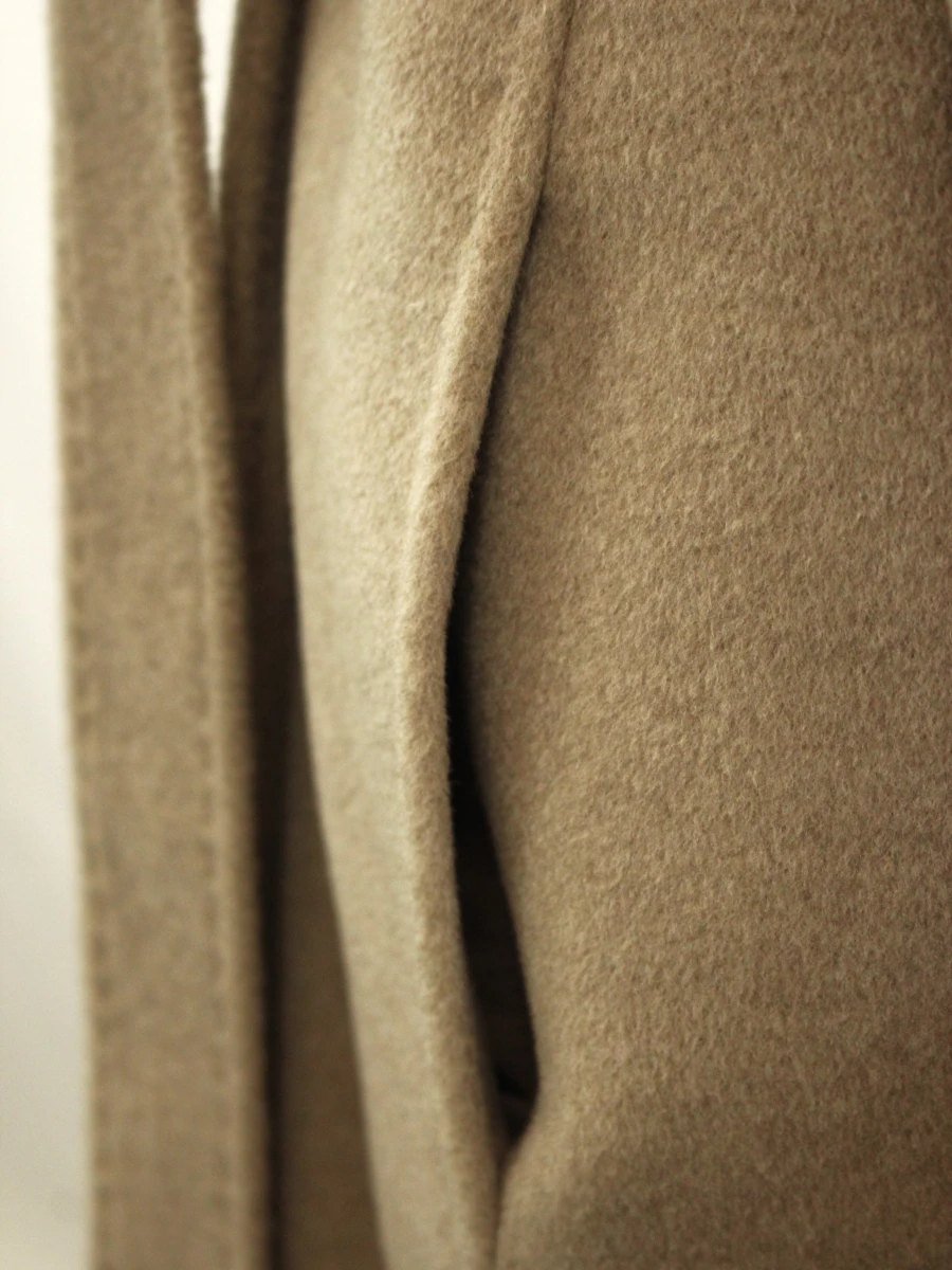 MaxMara - luxueuze lange wintermantel – 90% wol & 10% kasjmier – camelbeige - foto 6