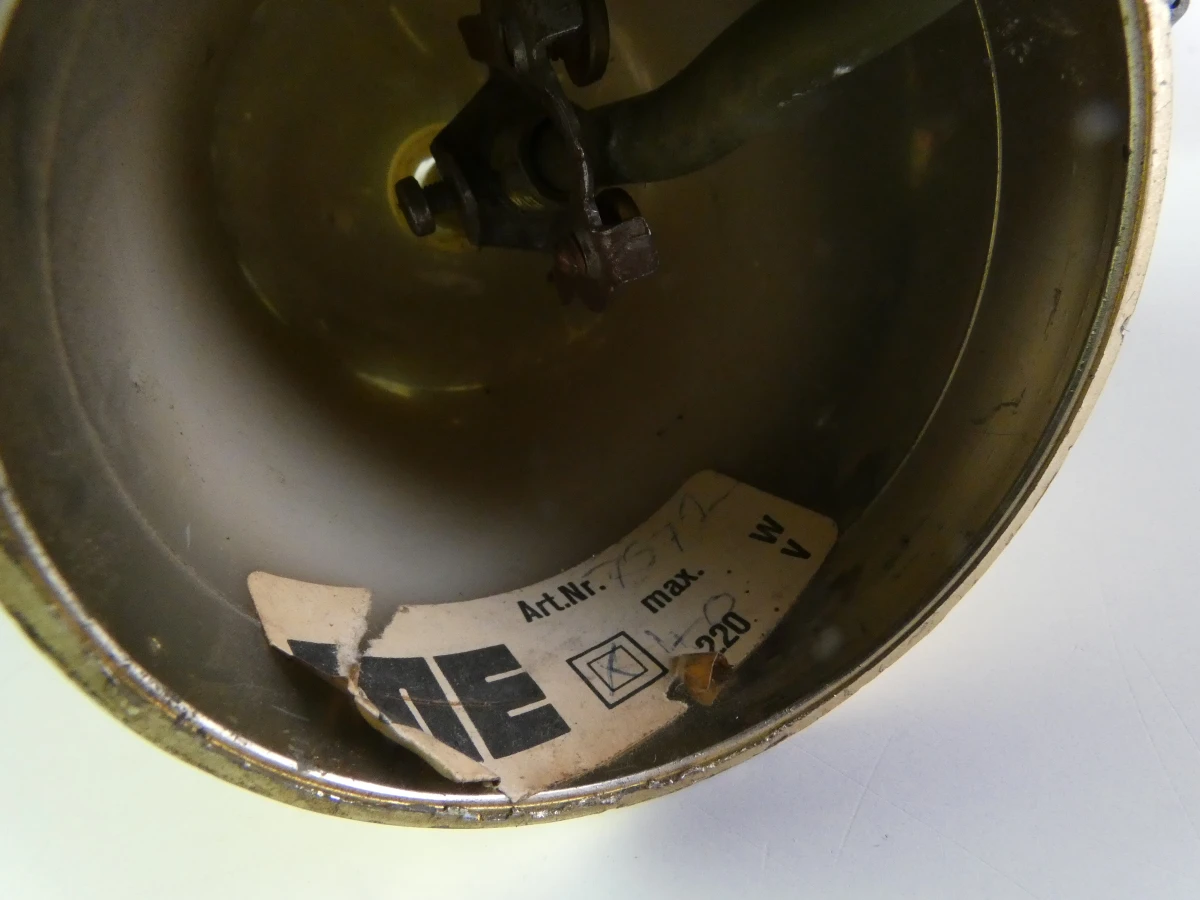 Vintage Jaren '70 Hanglamp / Kroonluchter met 4 Lichtpunten (Met Garantie!) - foto 9