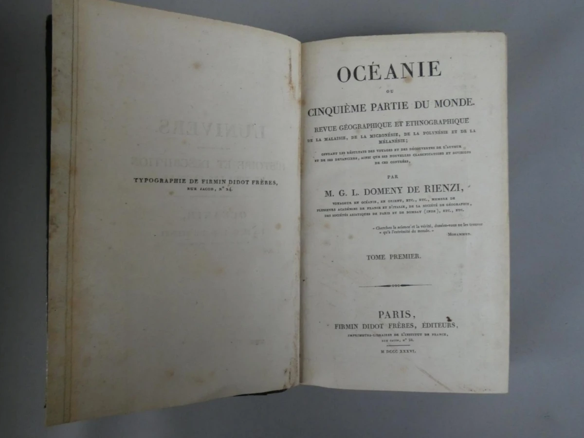 L'Univers Pittoresque: Océanie - M. G. L. Domeny de Rienzi (1836) - foto 3