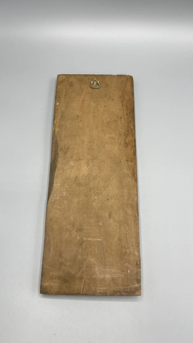 Speculaasplank Sinterklaas houtsnijwerk traditionele koekvorm wandpaneel - foto 3