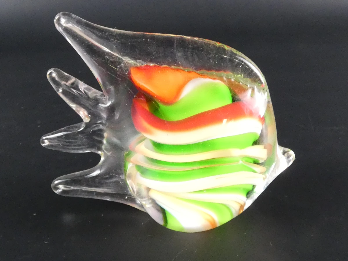 Set van 3 decoratieve glazen vissen in Murano-stijl - foto 15