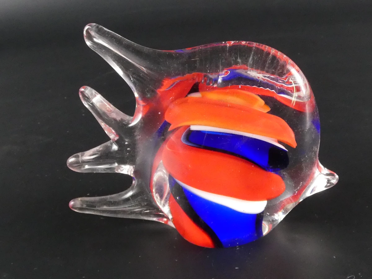 Set van 3 decoratieve glazen vissen in Murano-stijl - foto 22