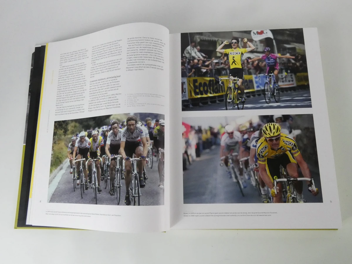 Wielermonumenten boek met Flandriens metalen wielrenners set - foto 5