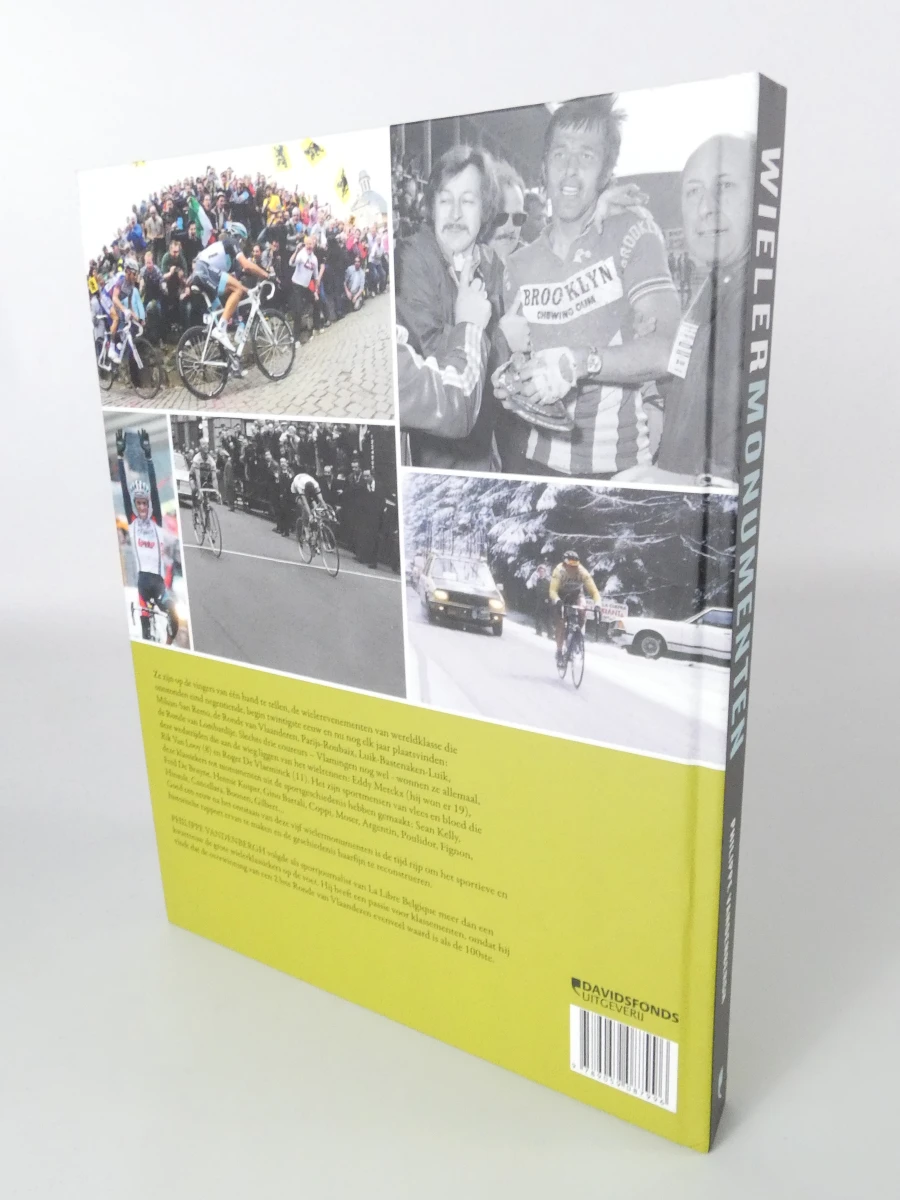 Wielermonumenten boek met Flandriens metalen wielrenners set - foto 9
