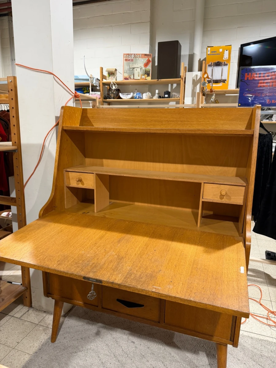 Vintage Secretaire / Bureaukast – Jaren 60 – Mid-Century Modern - foto 4