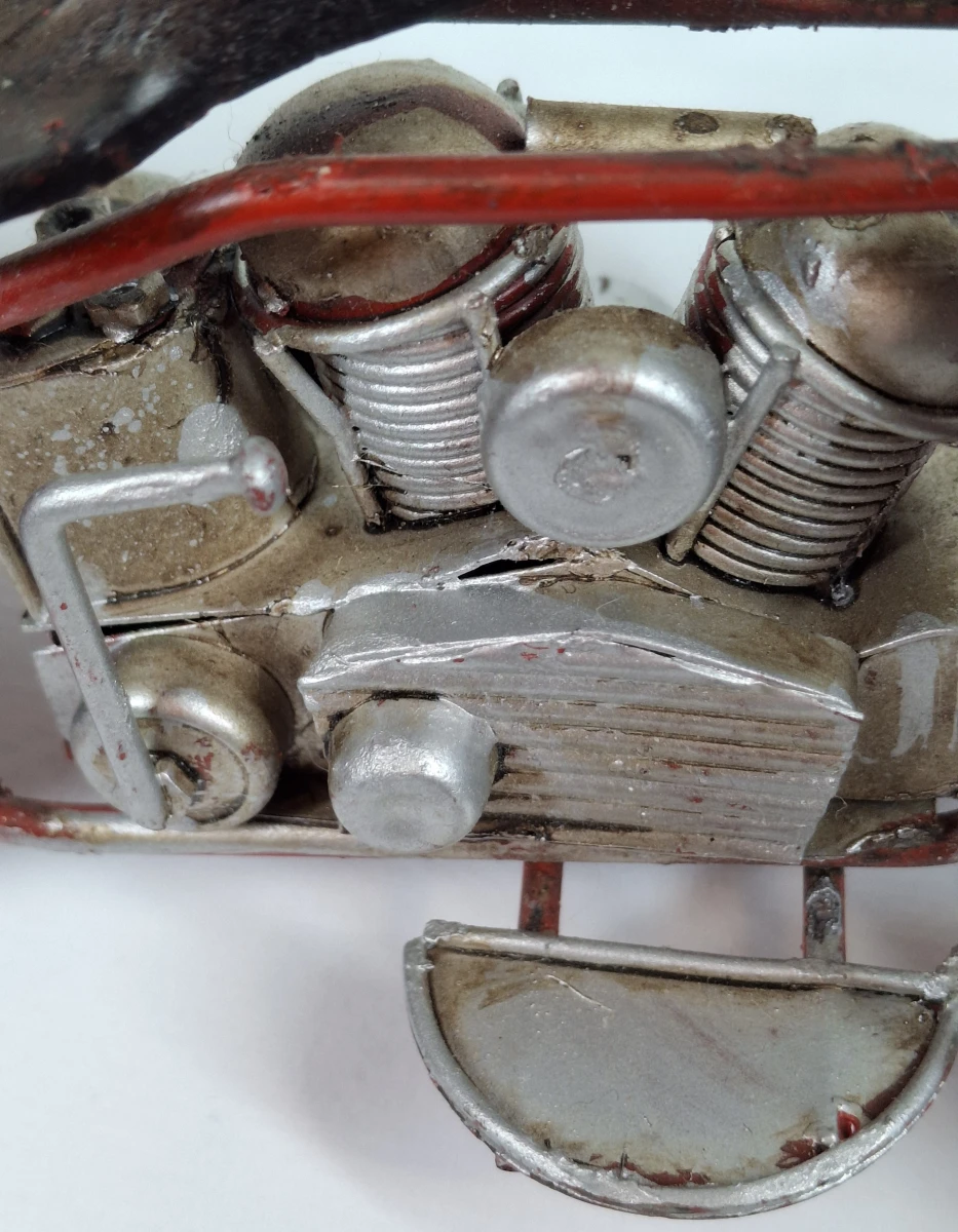 Metalen decoratieve motorfiets - foto 4