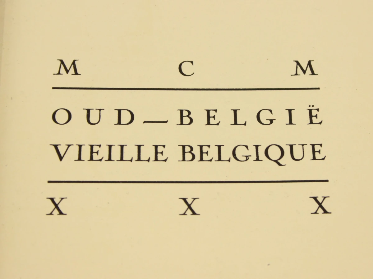 Oud-België (1930) – kunstuitgave met grafiek van John Michaux en Auguste Oleffe - foto 6