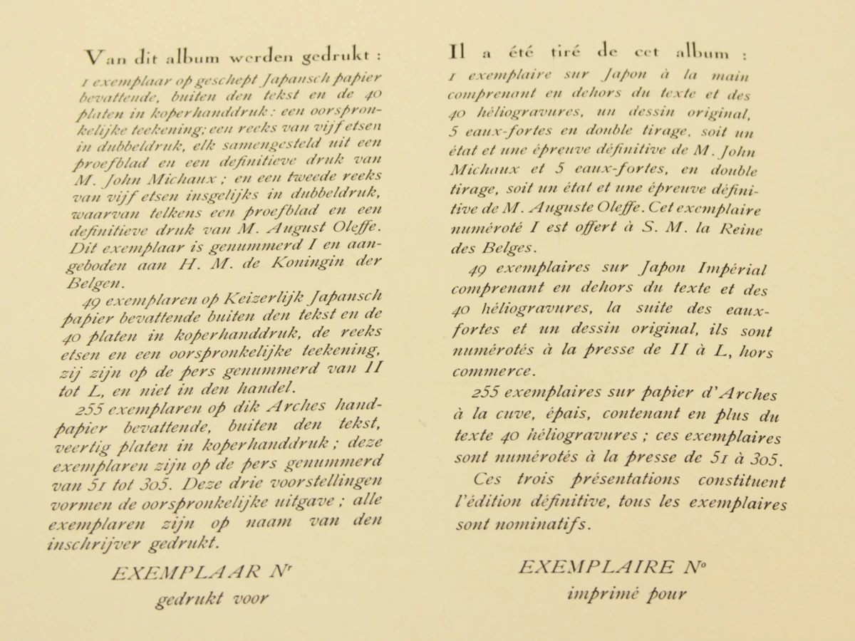Oud-België (1930) – kunstuitgave met grafiek van John Michaux en Auguste Oleffe - foto 7