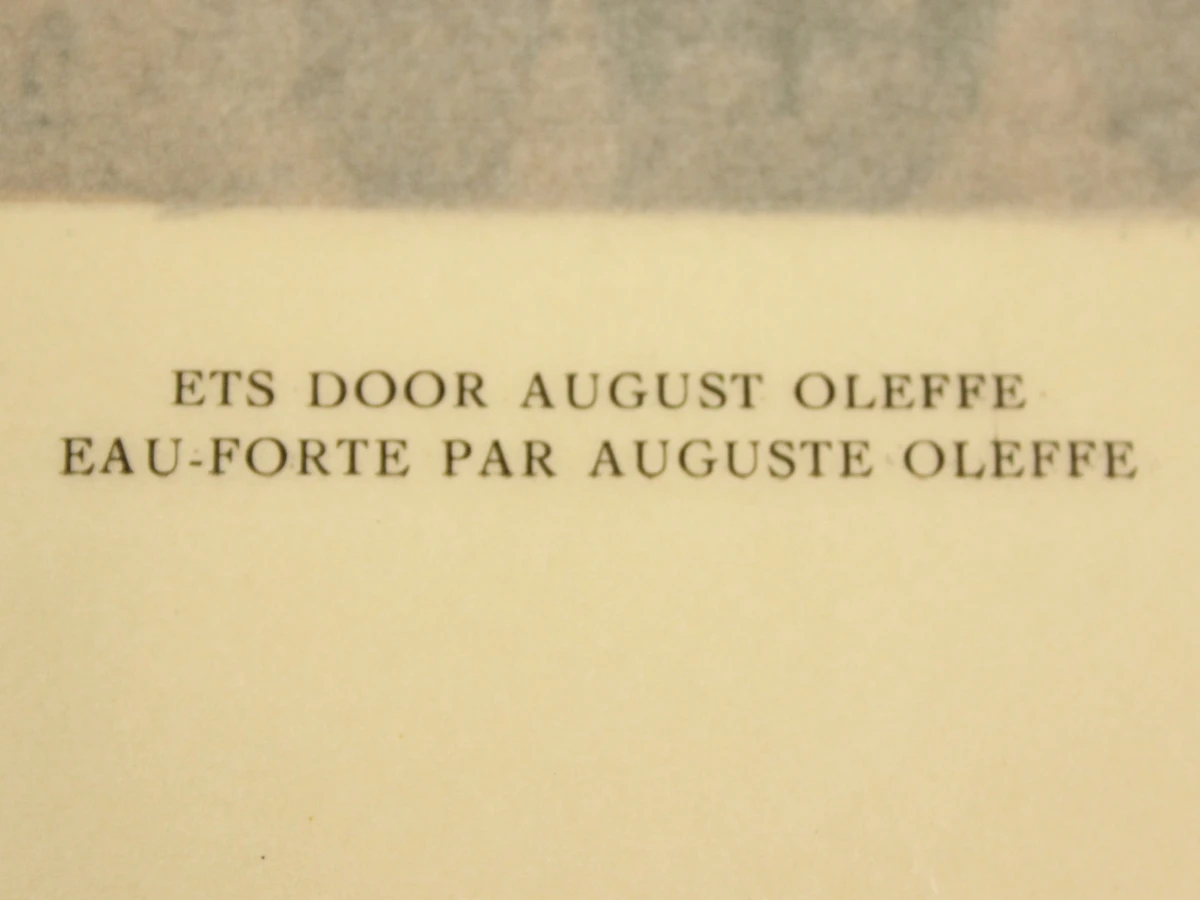 Oud-België (1930) – kunstuitgave met grafiek van John Michaux en Auguste Oleffe - foto 11
