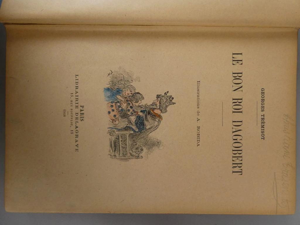 Le Bon Roi Dagobert - Boek uit 1918 met illustraties - foto 5