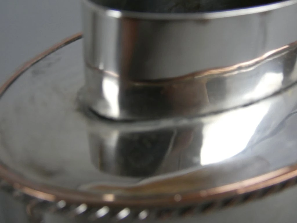 Set van 2 zilverkleurige metalen flessen met deksels - foto 4