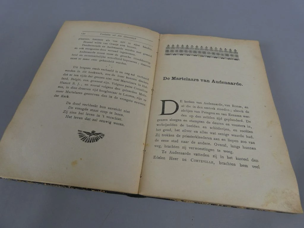 Oud boek Stichtende Verhalen uit den Geuzentijd, 1909 - foto 9