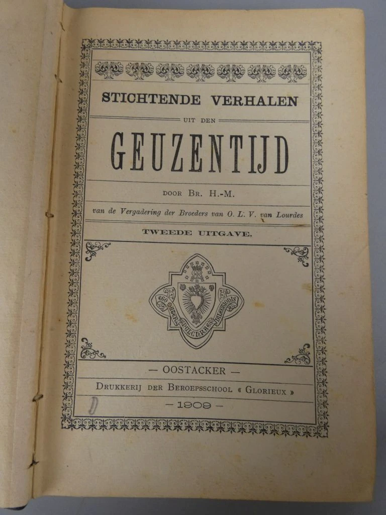 Oud boek Stichtende Verhalen uit den Geuzentijd, 1909 - foto 4