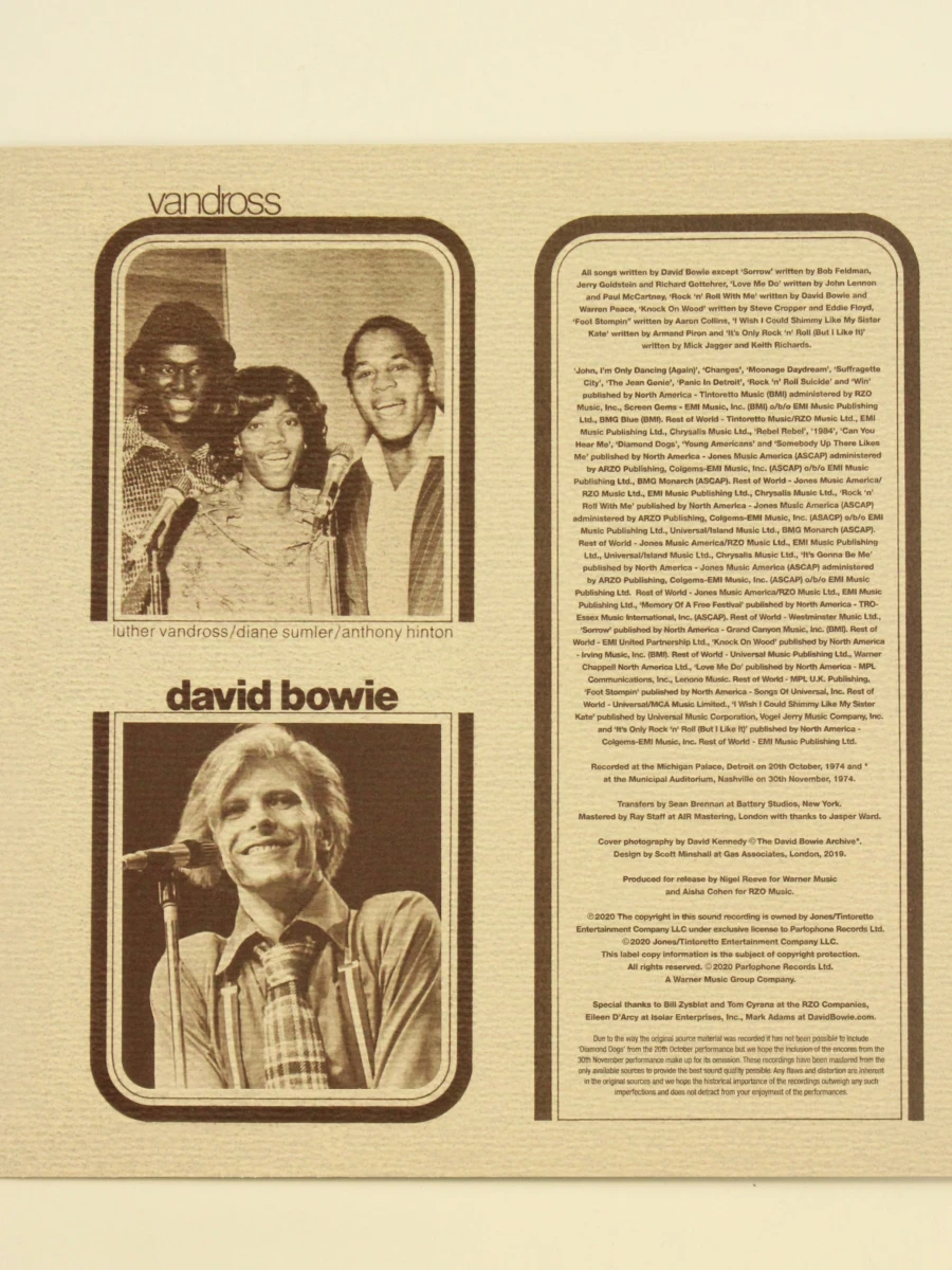 2-LP David Bowie - I'm Only Dancing (The Soul Tour 74) - foto 6