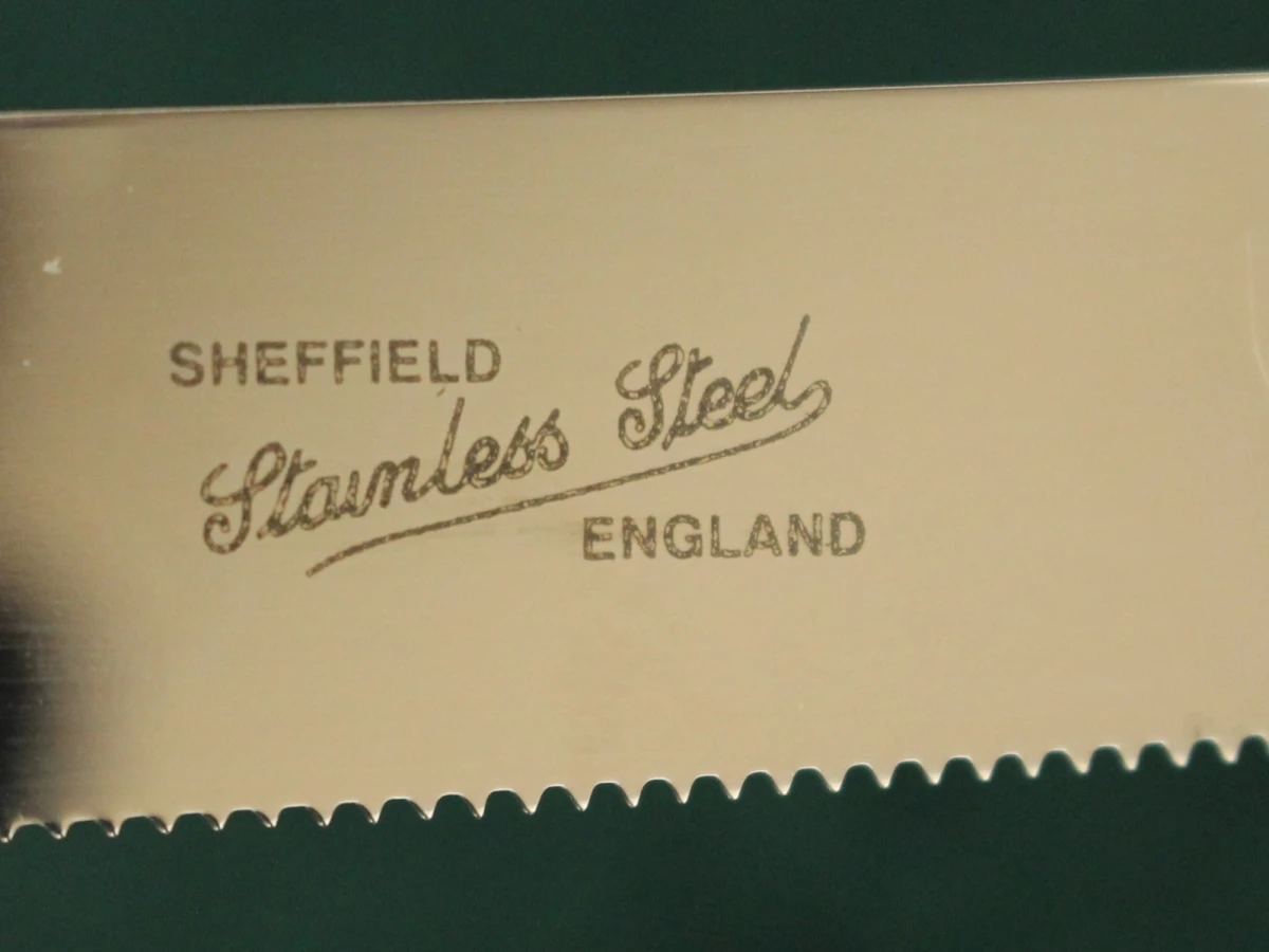 Hazorfim challah-mes– Sterling zilver, hout en Sheffield roestvrij staal - foto 7