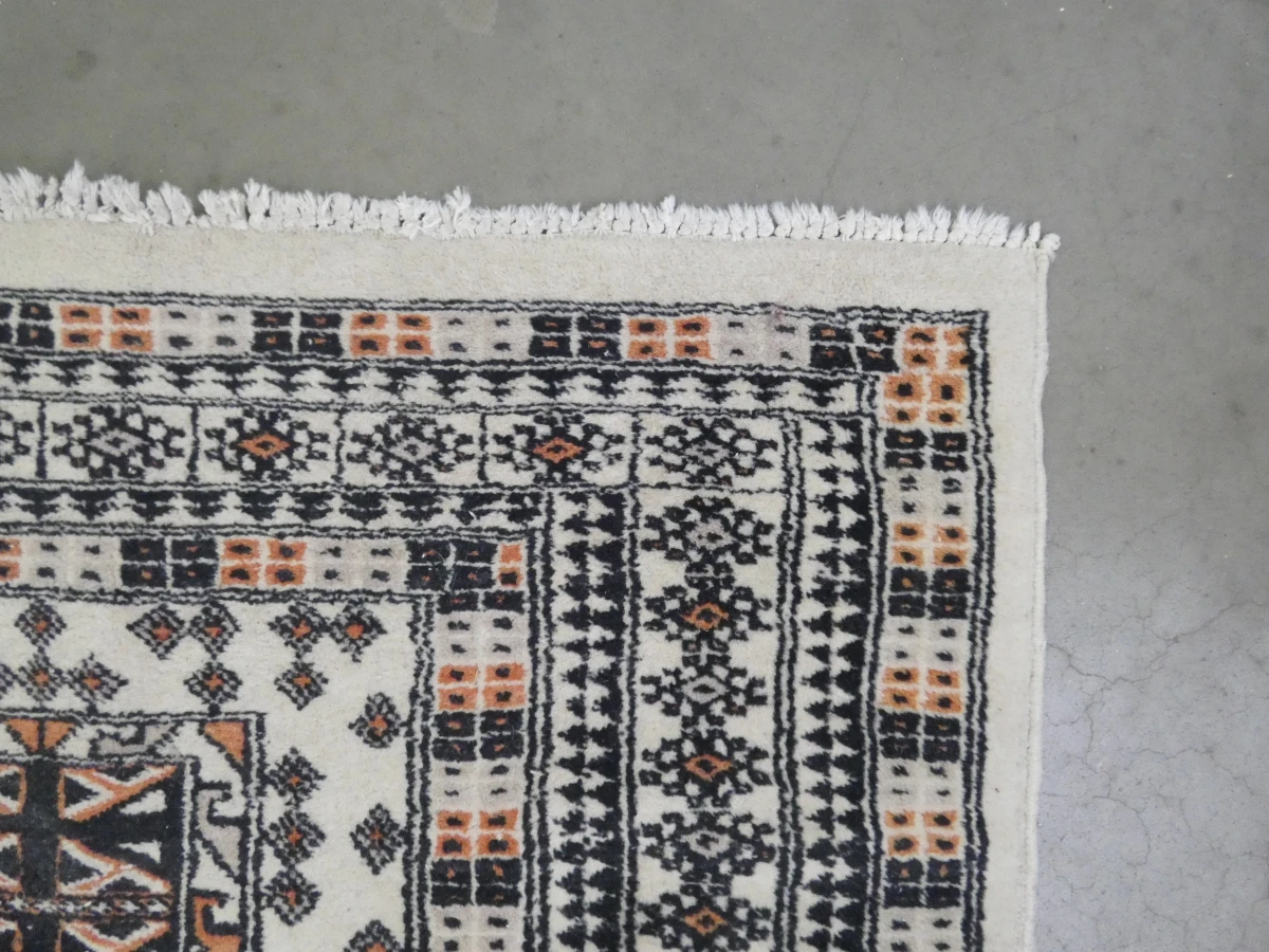 Handgeknoopt Afghaans Mushwani / Baluch Accenttapijt (81 x 104 cm) - foto 3