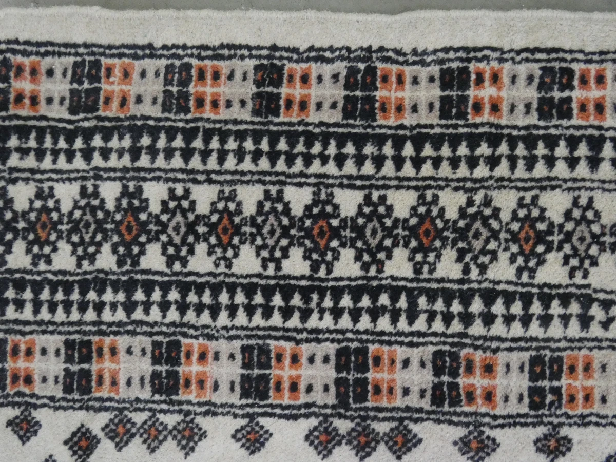 Handgeknoopt Afghaans Mushwani / Baluch Accenttapijt (81 x 104 cm) - foto 4