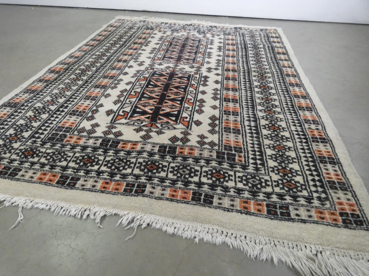 Handgeknoopt Afghaans Mushwani / Baluch Accenttapijt (81 x 104 cm) - foto 5