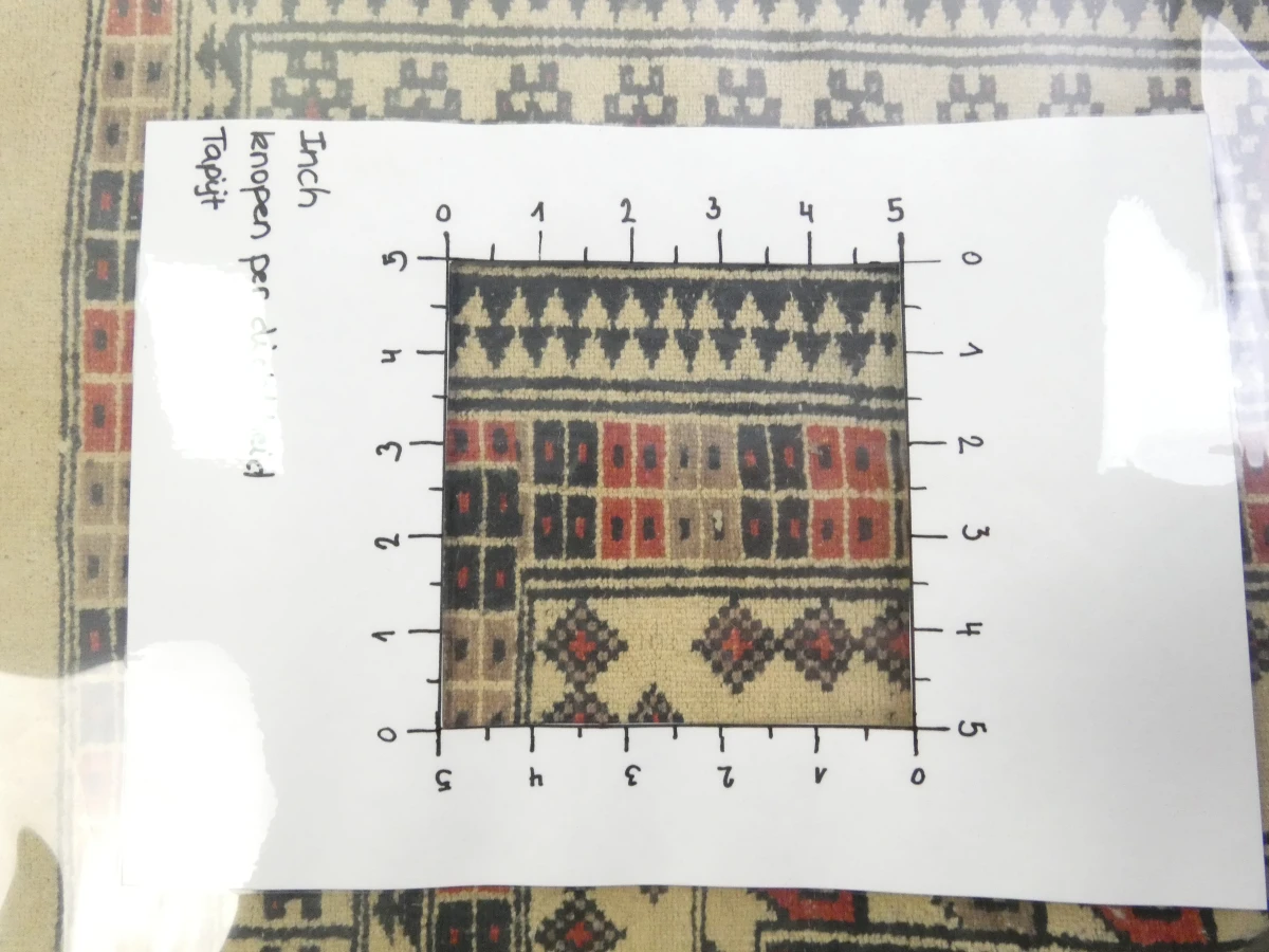 Handgeknoopt Afghaans Mushwani / Baluch Accenttapijt (81 x 104 cm) - foto 8