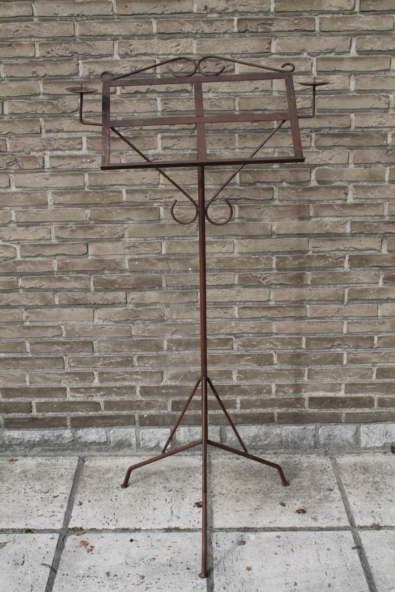 Smeedijzeren muziekstandaard - foto 2