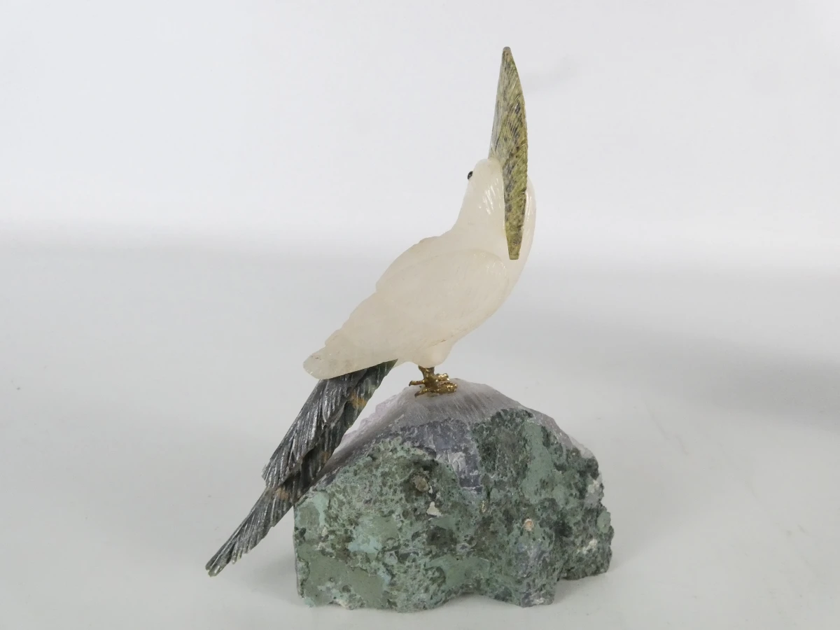 Twee decoratieve vogelsculpturen - foto 11