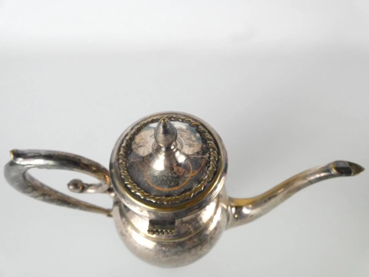 Vintage verzilverd koffie- en theeservies, 5-delig - foto 11