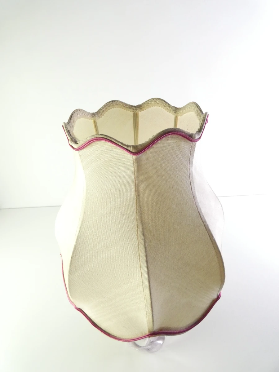 Decoratieve tafellamp met paarse glazen voet – Val Saint-Lambert - foto 2
