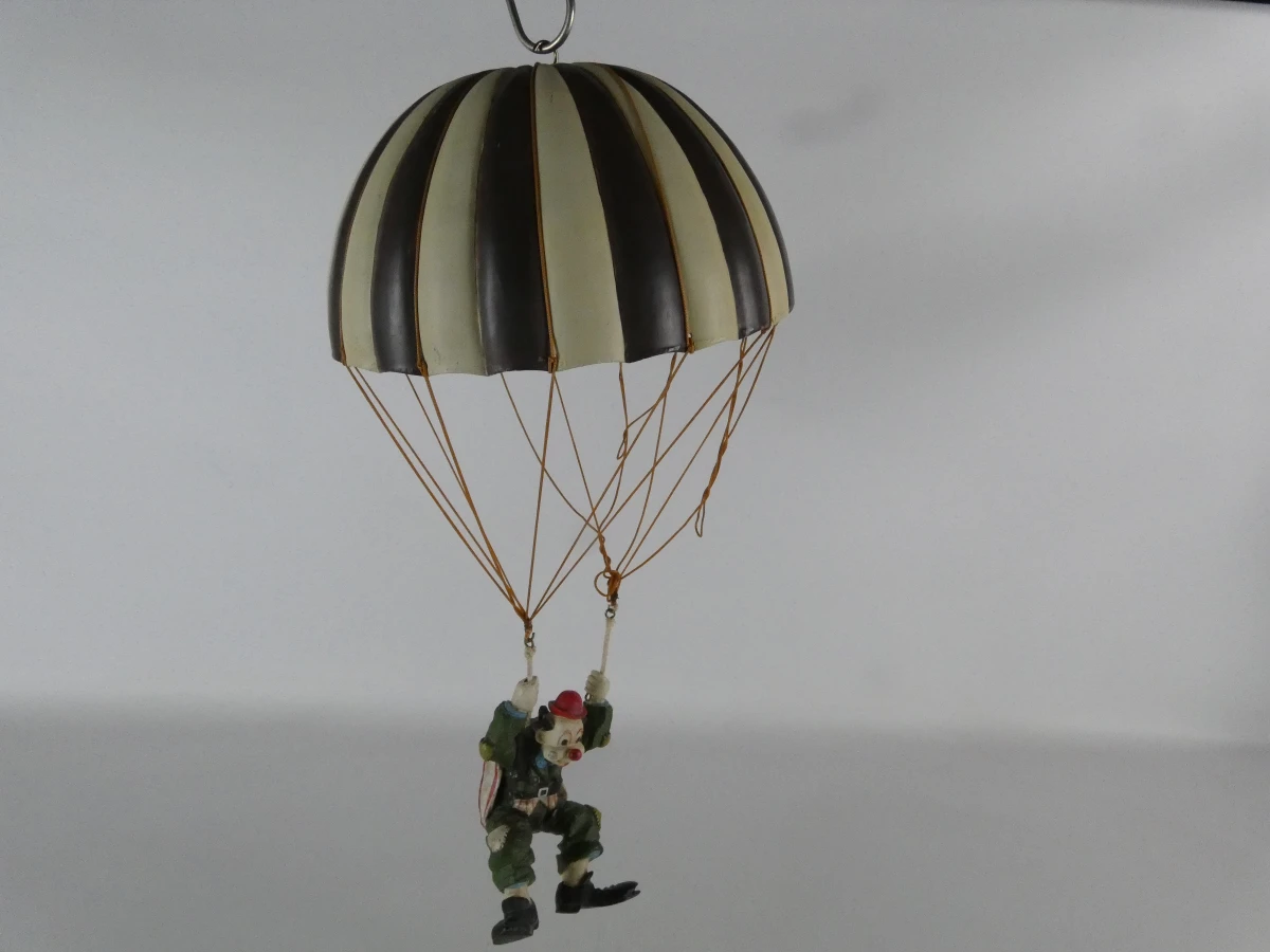 Vintage hangende parachuteclown - foto 8