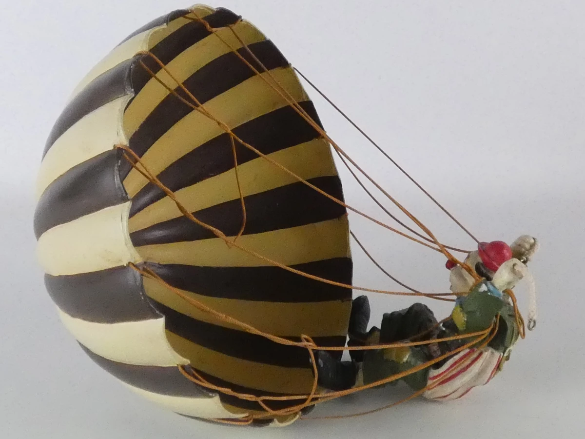 Vintage hangende parachuteclown - foto 15