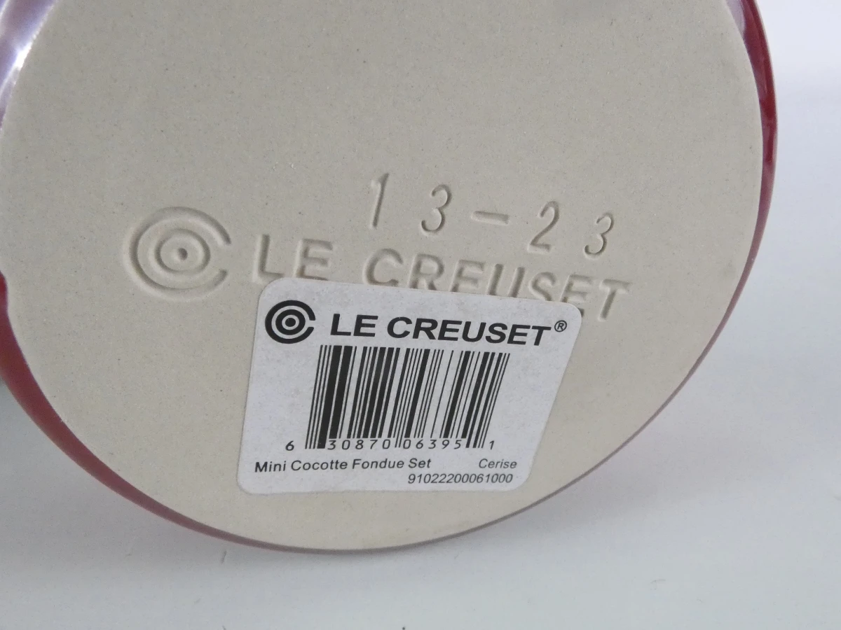 Le Creuset mini cocotte fondue set met 3 mini stoofpannetjes - foto 6